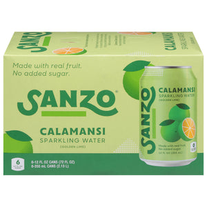 Sanzo Sparkling Water Calamansi 4/6/12 FZ [UNFI #2926848] [ebt] D