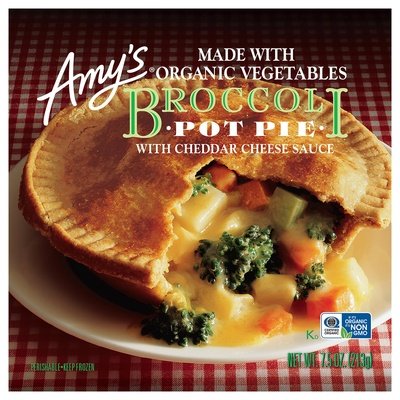 Amys Pot Pie Broccoli 12/7.5 OZ [UNFI #449405] [ebt]