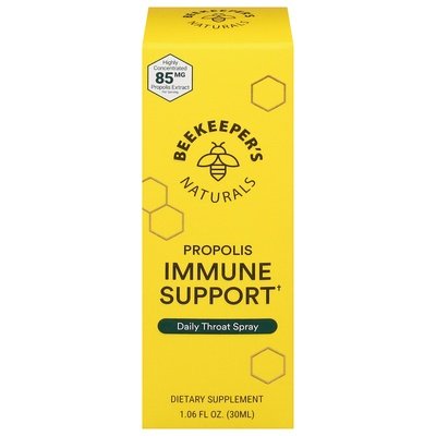 Beekeepers Naturals Throat Spray Daily Propolis 6/1.06 OZ [UNFI #2799609]