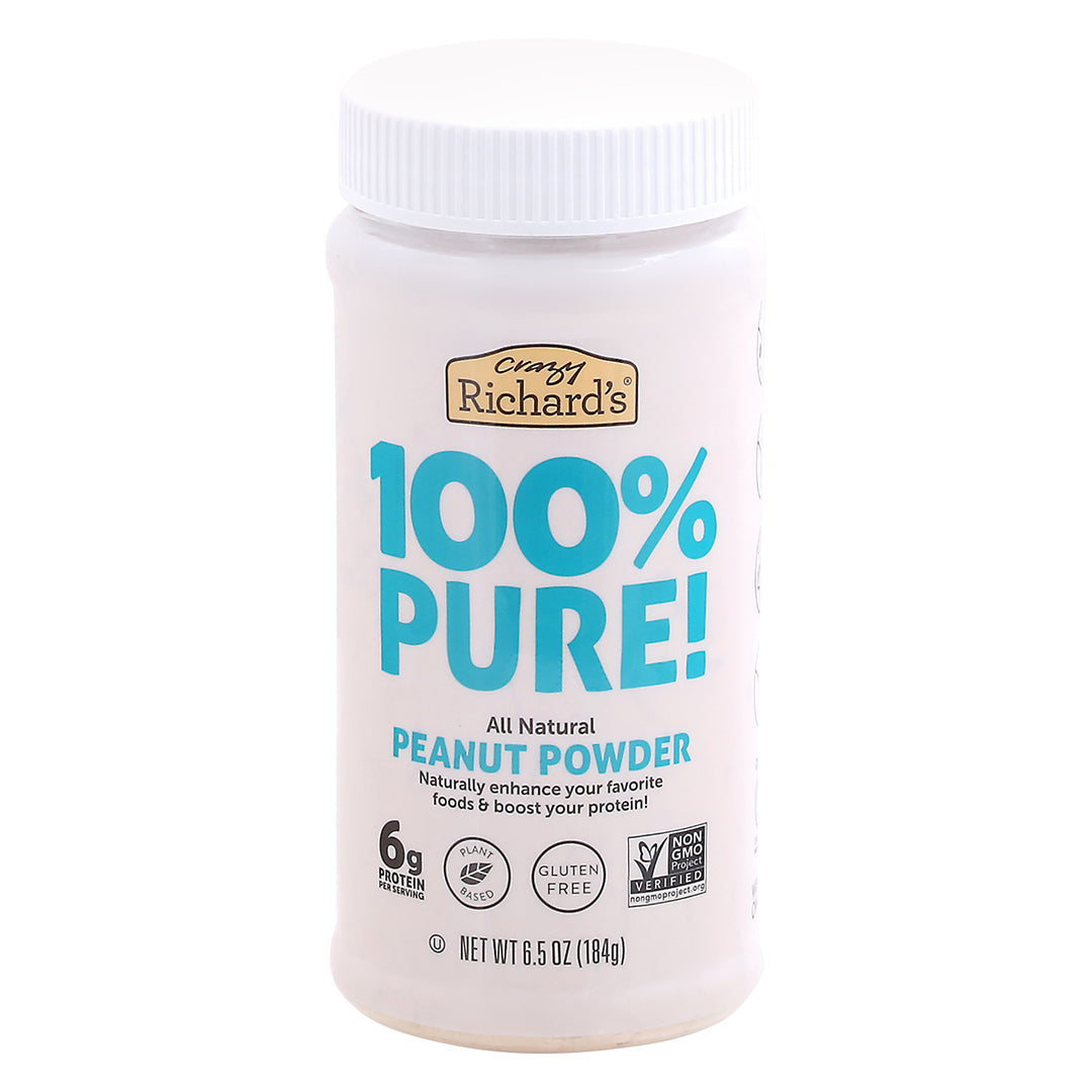 Crazy Richards Peanut Powder 100% Pure All Natural 6/6.5 OZ [UNFI #3054335] [ebt]