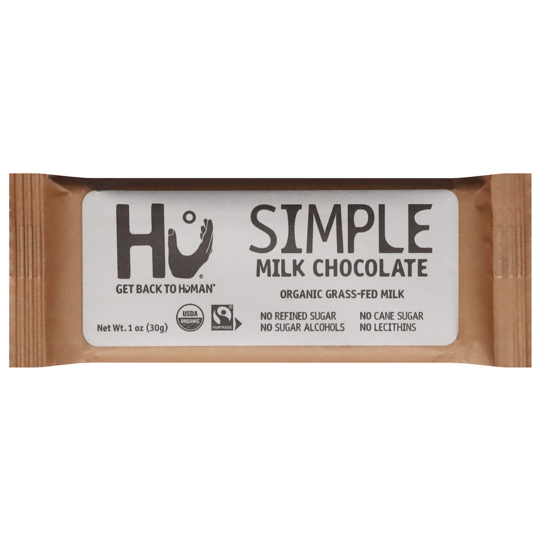 Hu Milk Chocolate Simple Organic 12/1 OZ [UNFI #3105897] [ebt]