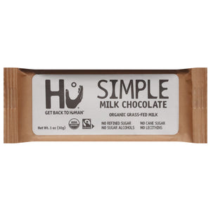 Hu Milk Chocolate Simple Organic 12/1 OZ [UNFI #3105897] [ebt]