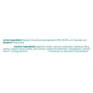 Toms Of Maine Toothpaste Anticavity Cinnamon Clove Natural 6/4 OZ [UNFI #2370146] T