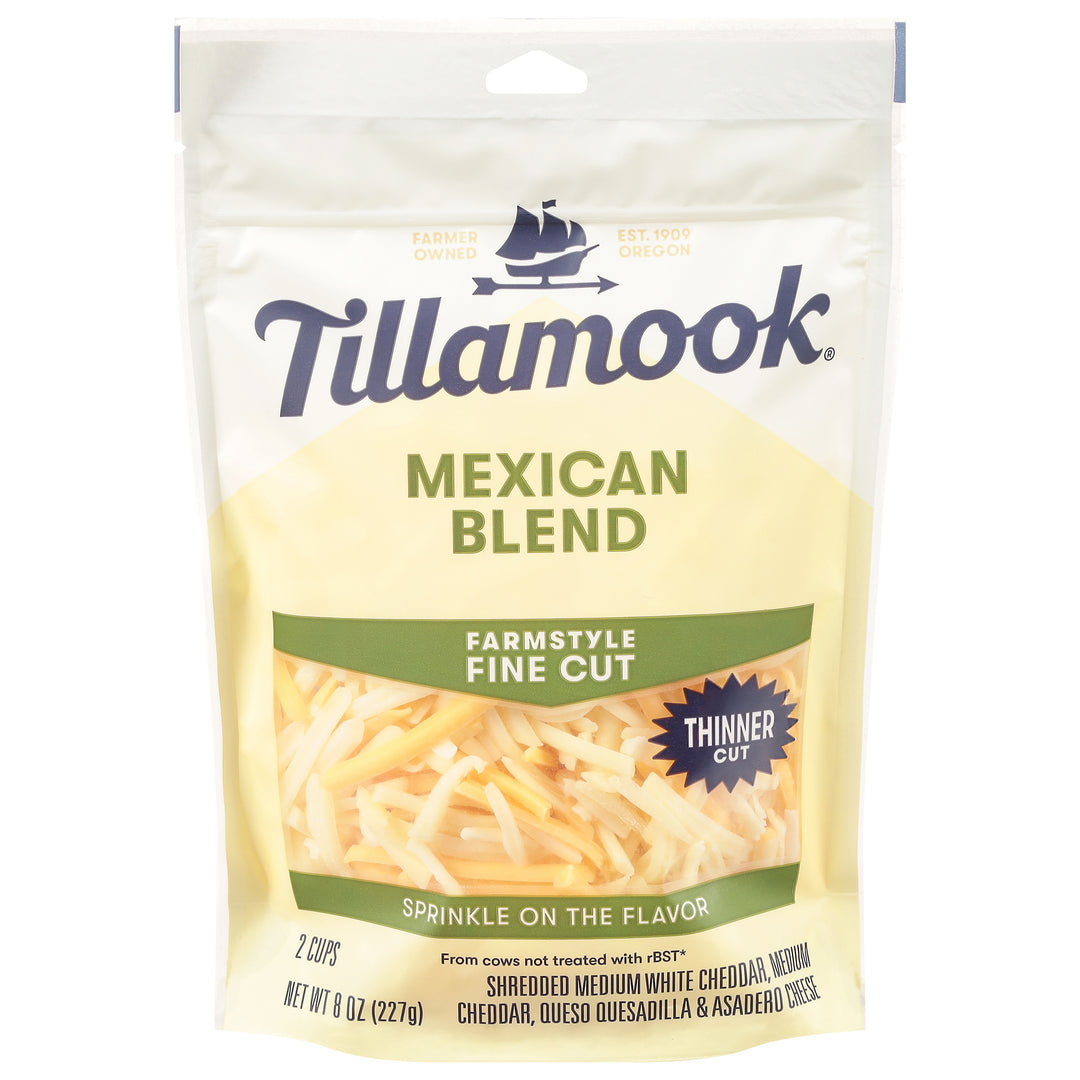 Tillamook Cheese Mexican Blend Farmstyle Fine Cut 12/8 OZ [UNFI #2822260] [ebt]