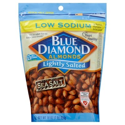 Blue Diamond Almonds Lightly Salted 6/16 OZ [UNFI #2495398] [ebt]