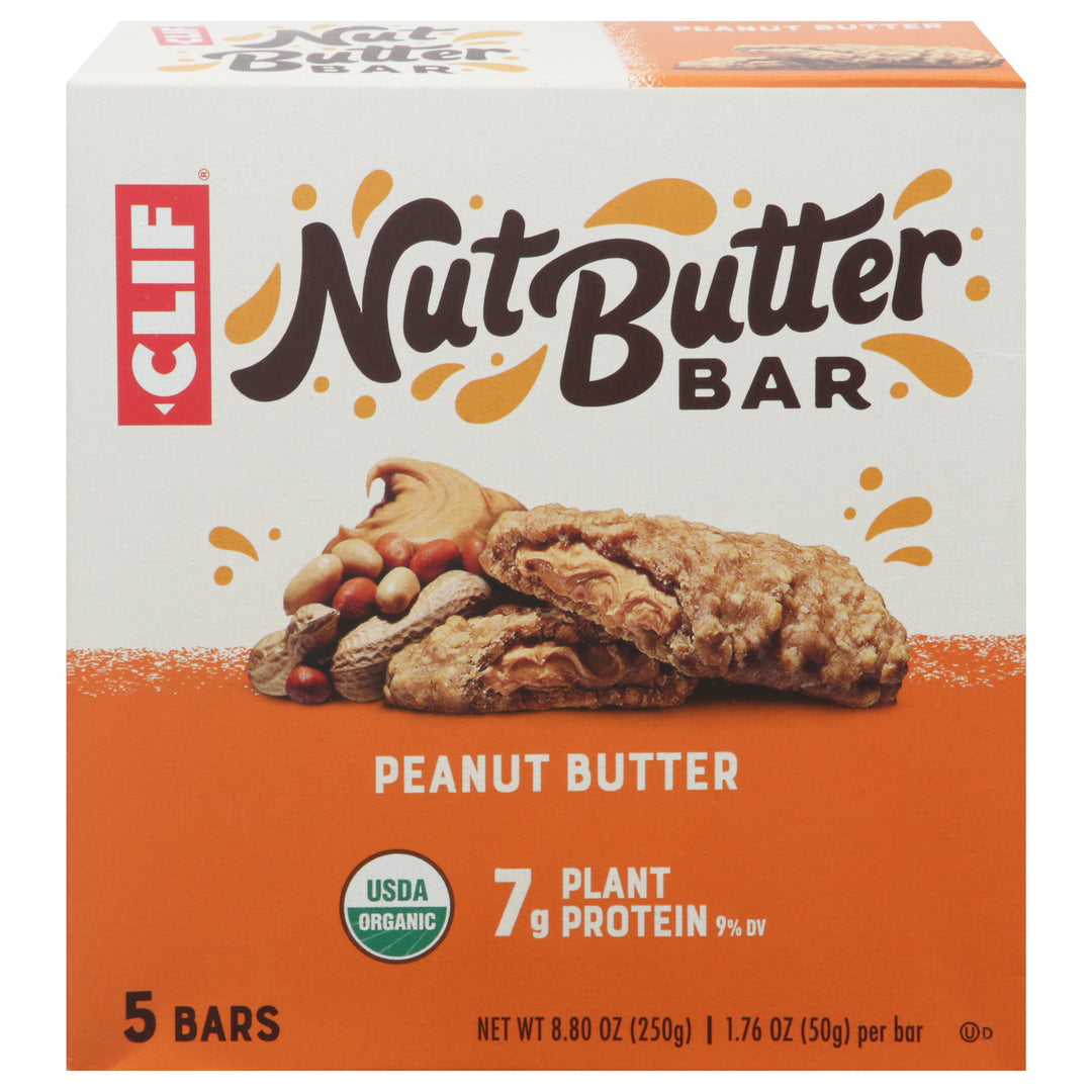 Clif Bar Nut Butter Bars Peanut Butter 6/5/1.76OZ [UNFI #2285575] [ebt]