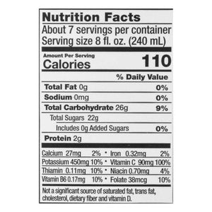 Uncle Matts Juice Organic Orange Pulp Free 6/52 OZ [UNFI #2344729] [ebt]