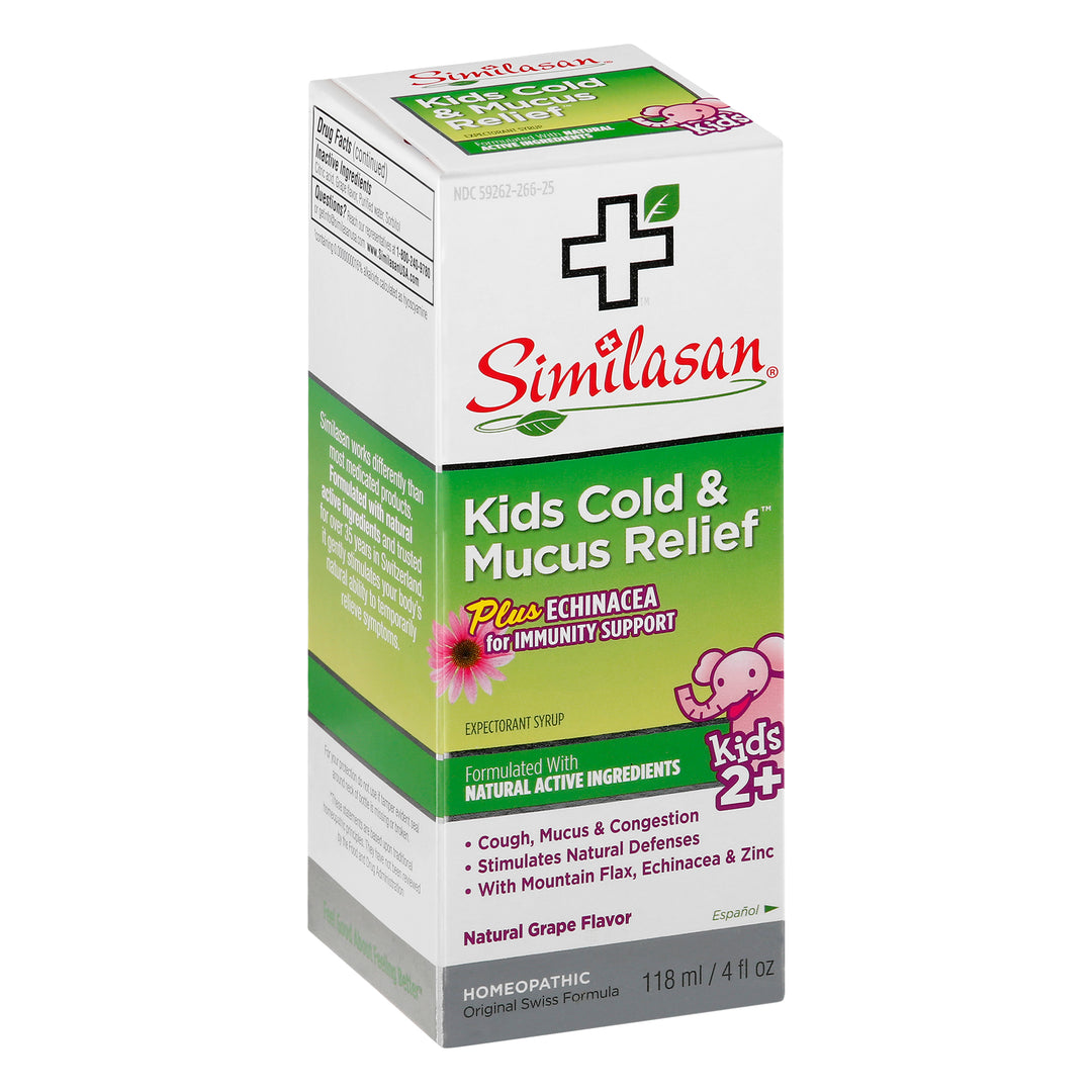 Similasan Cold & Mucus Relief Natural Grape Flavor Kids 1/4 FZ [UNFI #2094647]