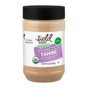 Field Day Smooth & Unsalted Tahini 12/16 OZ [UNFI #3029857] [ebt]