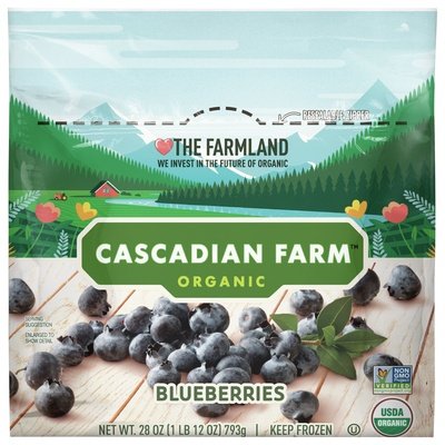 Cascadian Farm Blueberries Organic 6/28 OZ [UNFI #1702539] [ebt]