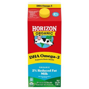 Horizon Milk Dha Omega-3 Organic 2% Reduced Fat 6/64 OZ [UNFI #0119123] [ebt]