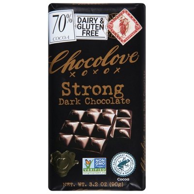 Chocolove Dark Chocolate Strong 12/3.2 OZ [UNFI #0526327] [ebt]