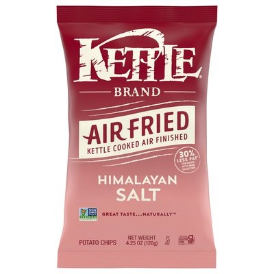 Kettle Brand Potato Chips Himalayan Salt Air Fried 15/4.25 OZ [UNFI #2916971] [ebt]