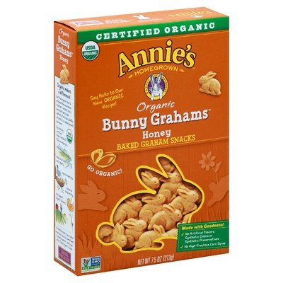 Annies Homegrown Bunny Grahams Organic Honey 12/7.5 OZ [UNFI #1975770] [ebt]