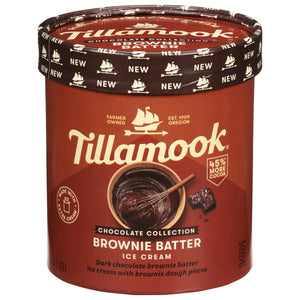 Tillamook Ice Cream Brownie Batter 6/1.5 QT [UNFI #3076650] [ebt]