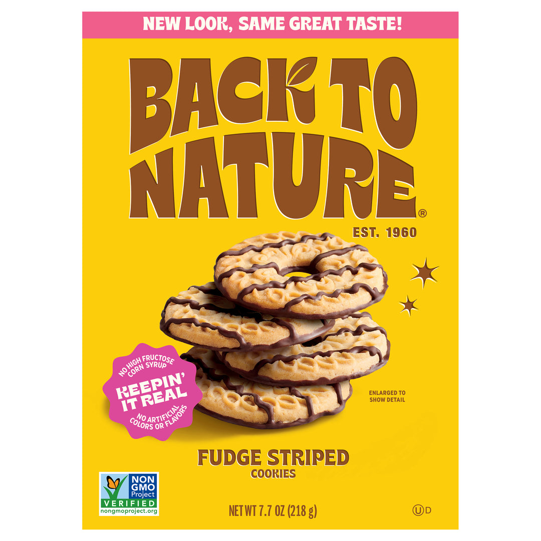 Back To Nature Cookies Fudge Striped 6/7.7 OZ [UNFI #3138195] [ebt]
