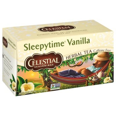Celestial Seasonings Herbal Tea Caffeine Free Sleepytime Vanilla Tea Bags 6/20 Bag [UNFI #0492942] [ebt]