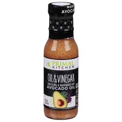 Primal Kitchen Dressing & Marinade Oil & Vinegar 6/8 OZ [UNFI #2531226] [ebt]