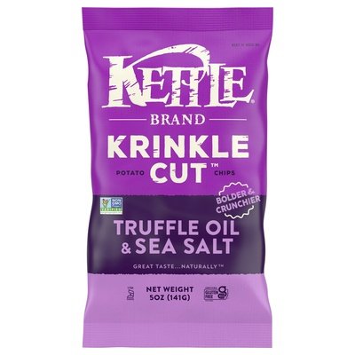 Kettle Brand Potato Chips Truffle Oil & Sea Salt 15/5 OZ [UNFI #2711828] [ebt]