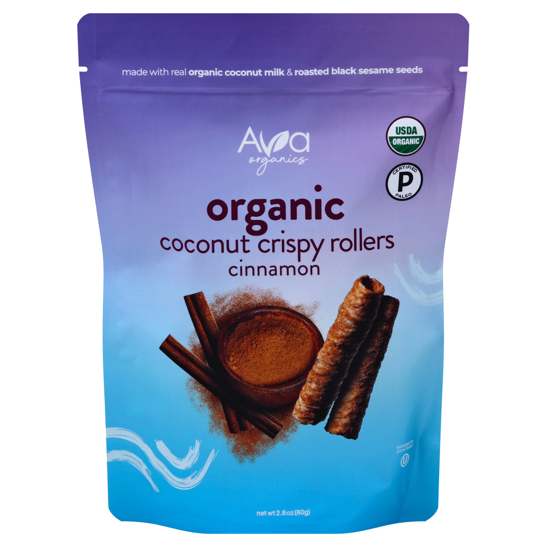 Chef Bobo Brand Inc. Coconut Crispy Rollers Organic Cinnamon 8/2.8 OZ [UNFI #2595700] [ebt]