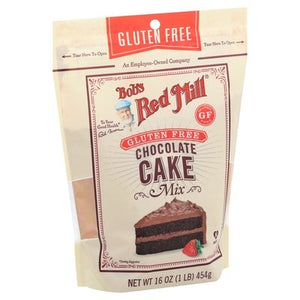 Bobs Red Mill Cake Mix Gluten Free Chocolate 4/16 OZ [UNFI #2533404] [ebt]