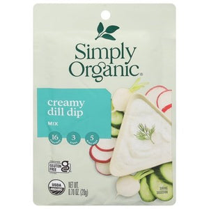 Simply Organic Dip Mix Creamy Dill 12/.7 OZ [UNFI #0915694] [ebt]