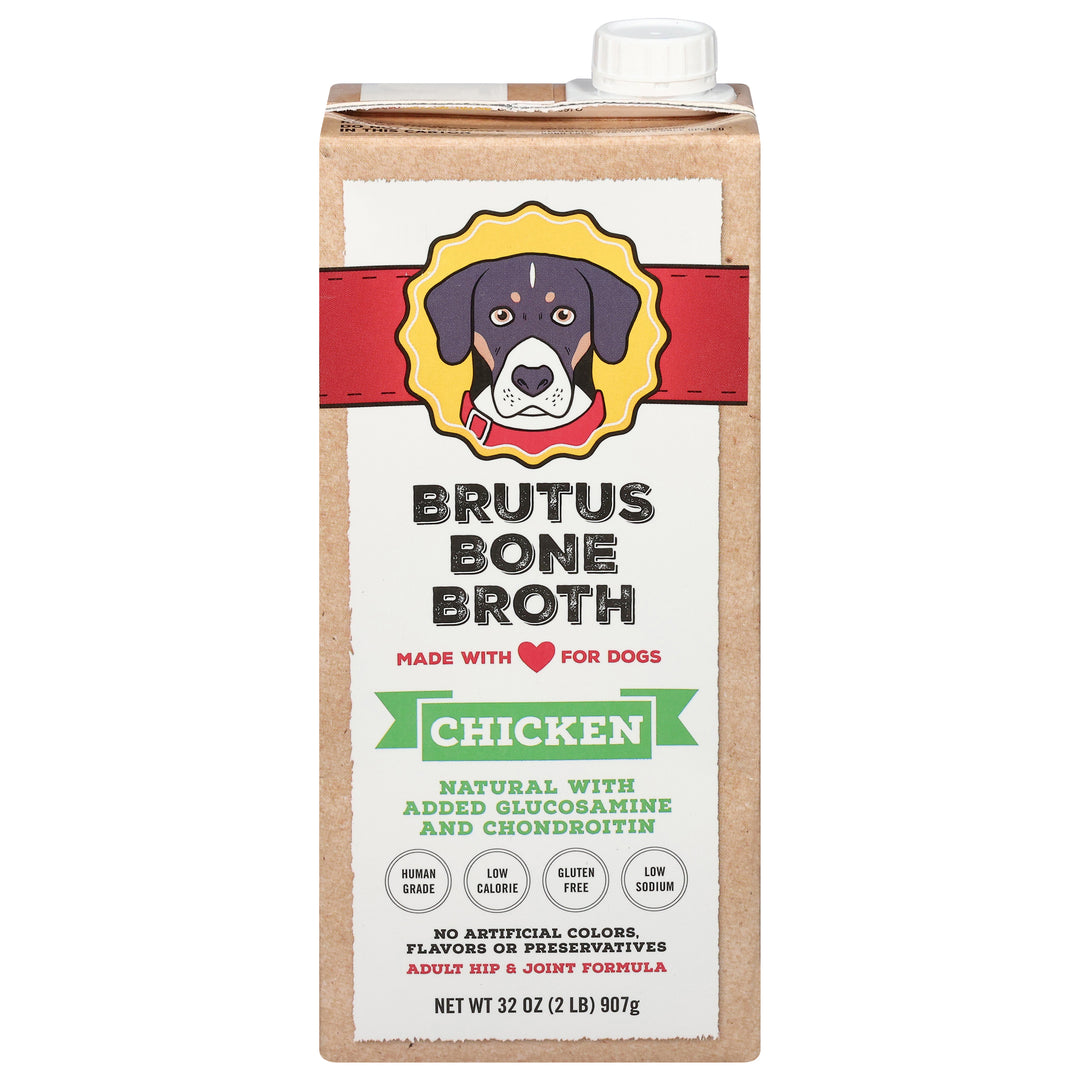 Brutus Bone Broth Bone Broth Chicken Adult Hip & Joint Formula 6/32 FZ [UNFI #3109667] T