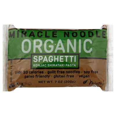 Miracle Noodle Spaghetti Organic Konjac Shirataki 6/7 OZ [UNFI #1720036] [ebt]