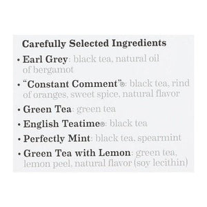 Bigelow Black And Green Teas Assorted Collection Tea Bags 6/18 Bag [UNFI #0886960] [ebt]