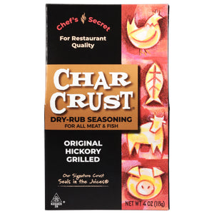 Char Crust Seasoning Dry-Rub Original Hickory Grilled 6/4 OZ [UNFI #0347336] [ebt]