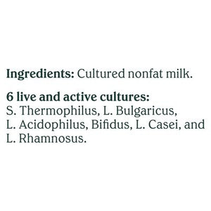 Chobani Yogurt Greek Nonfat Plain 6/32 OZ [UNFI #0544825] [ebt]