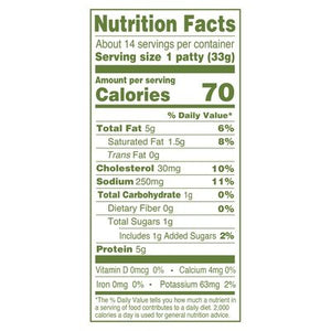 Applegate Farms Breakfast Sausage Patties Chicken & Sage 6/16 OZ [UNFI #2920924] [ebt]