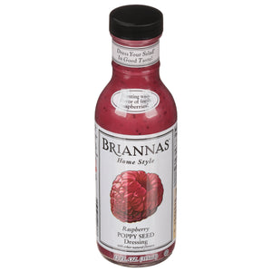 Briannas Dressing Poppy Seed Raspberry Home Style 6/12 FZ [UNFI #2638013] [ebt]