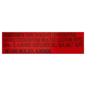Bark Thins Snacking Chocolate Dark Chocolate Almond & Sea Salt 12/4.7 OZ [UNFI #1264134] [ebt]
