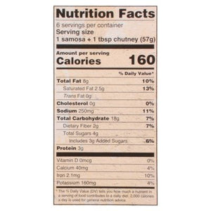 Deep Samosas Chickpea Masala 6/12 OZ [UNFI #2864353] [ebt]