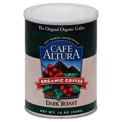 Cafe Altura Coffee Organic Dark Roast 6/12 OZ [UNFI #0371476] [ebt]