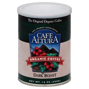 Cafe Altura Coffee Organic Dark Roast 6/12 OZ [UNFI #0371476] [ebt]