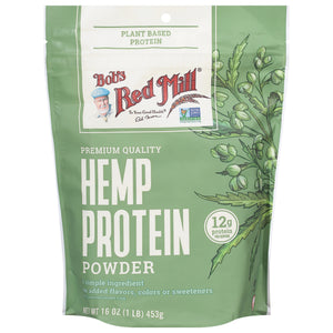 Bobs Red Mill Protein Powder Hemp 4/16 OZ [UNFI #0850685] [ebt]