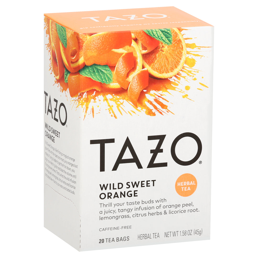 Tazo Herbal Tea Wild Sweet Orange Bags 6/20 BAG [UNFI #0140798] [ebt]