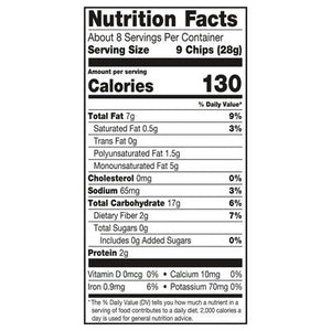 Late July Snacks Tortilla Chips Sea Salt Multigrain 12/7.5 OZ [UNFI #2827095] [ebt]