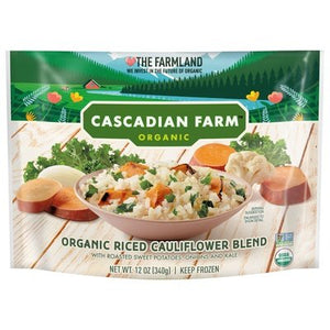 Cascadian Farm Cauliflower Blend Riced 12/12 OZ [UNFI #2140838] [ebt]