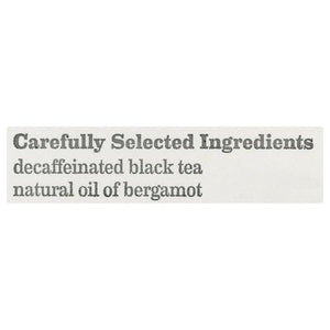 Bigelow Black Tea Earl Grey Decaffeinated Bags 6/20 Bag [UNFI #0789321] [ebt]