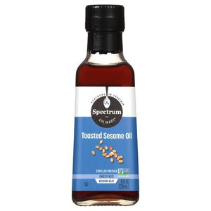 Spectrum Naturals Sesame Oil Toasted 6/8 OZ [UNFI #0731901] [ebt]