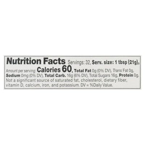 Madhava Amber Agave Organic 6/23.5 OZ [UNFI #1020395] [ebt]