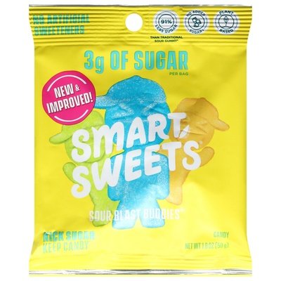 Smartsweets Candy Sour Blast Buddies 12/1.8 OZ [UNFI #2313120] [ebt]