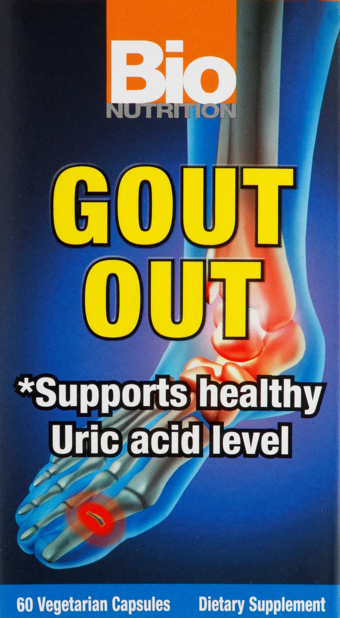 Bio Nutrition Gout Out Vegetarian Capsules 1/60 VCAP [UNFI #1500941]