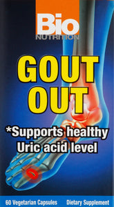 Bio Nutrition Gout Out Vegetarian Capsules 1/60 VCAP [UNFI #1500941]