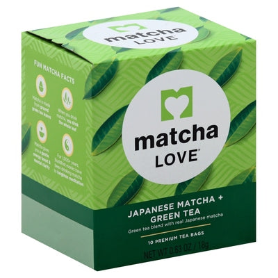 Matcha Love Matcha + Green Tea Bags 6/10 BAG [UNFI #2423333] [ebt]