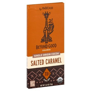 Beyond Good Chocolate Salted Caramel 73% Cocoa 12/2.64OZ [UNFI #2571214] [ebt]