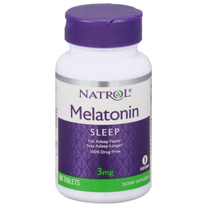 Natrol Melatonin Sleep 3 Mg Tablets 60 Tab [UNFI #0373761]